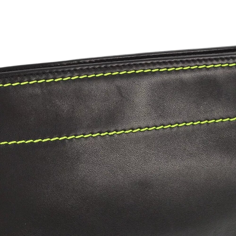 Chanel Black Lambskin Chain Handbag - Picture 6 of 11